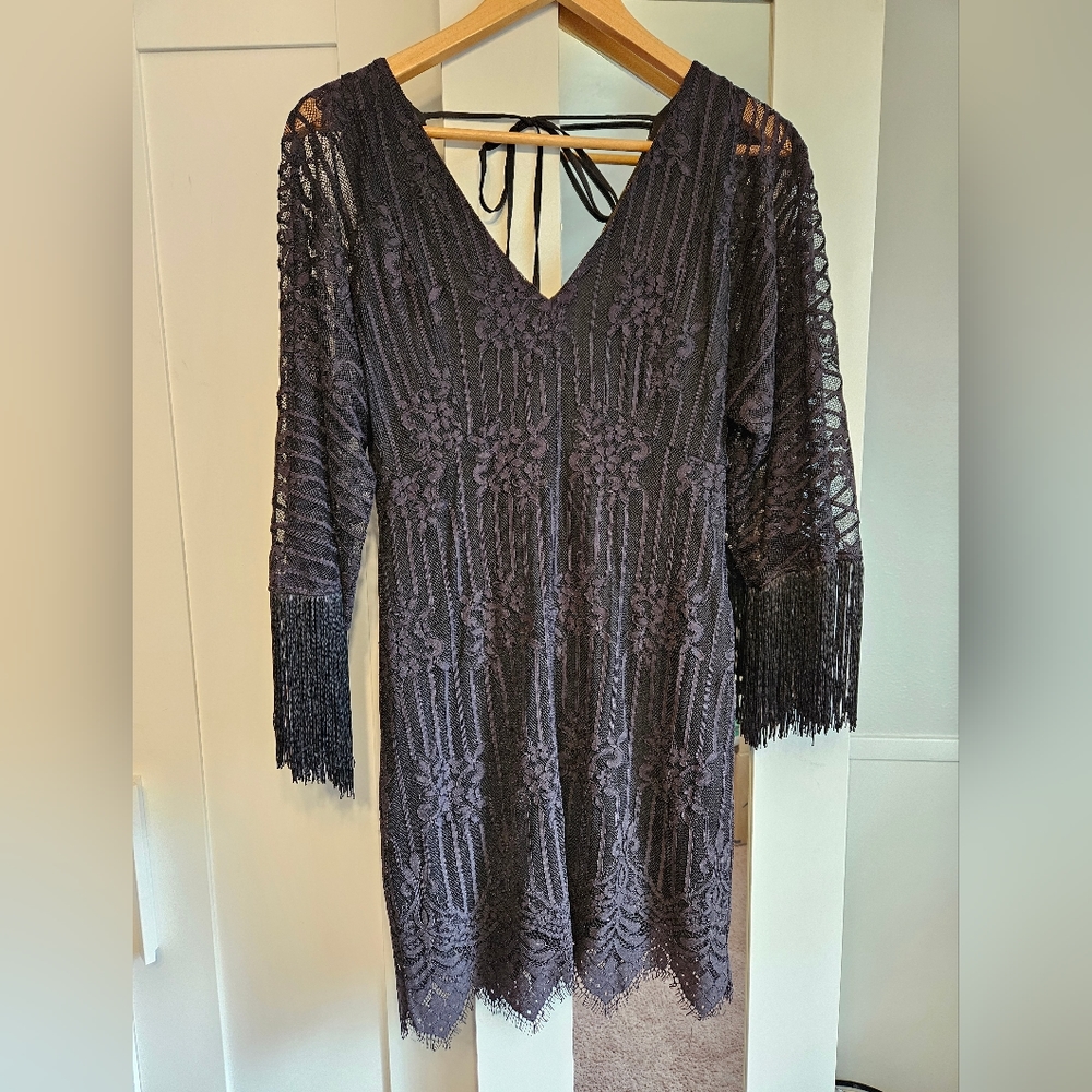 Idyllwind Celosia Lacey Fringe Dress Size XS